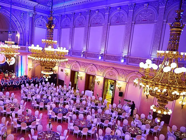 Slavnostní galavečeře z produkce Prague catering, ilustrační foto