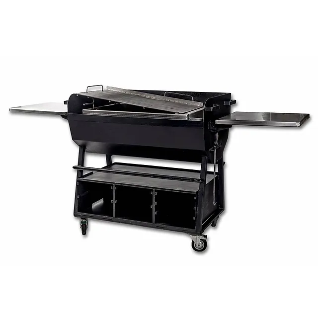 Grill na dřevěné uhlí 120×80 cm
