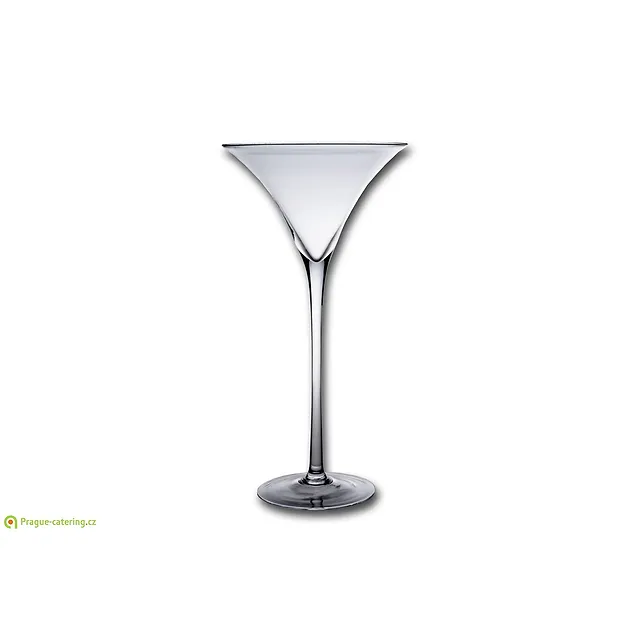 Sklo váza Martini 55 cm